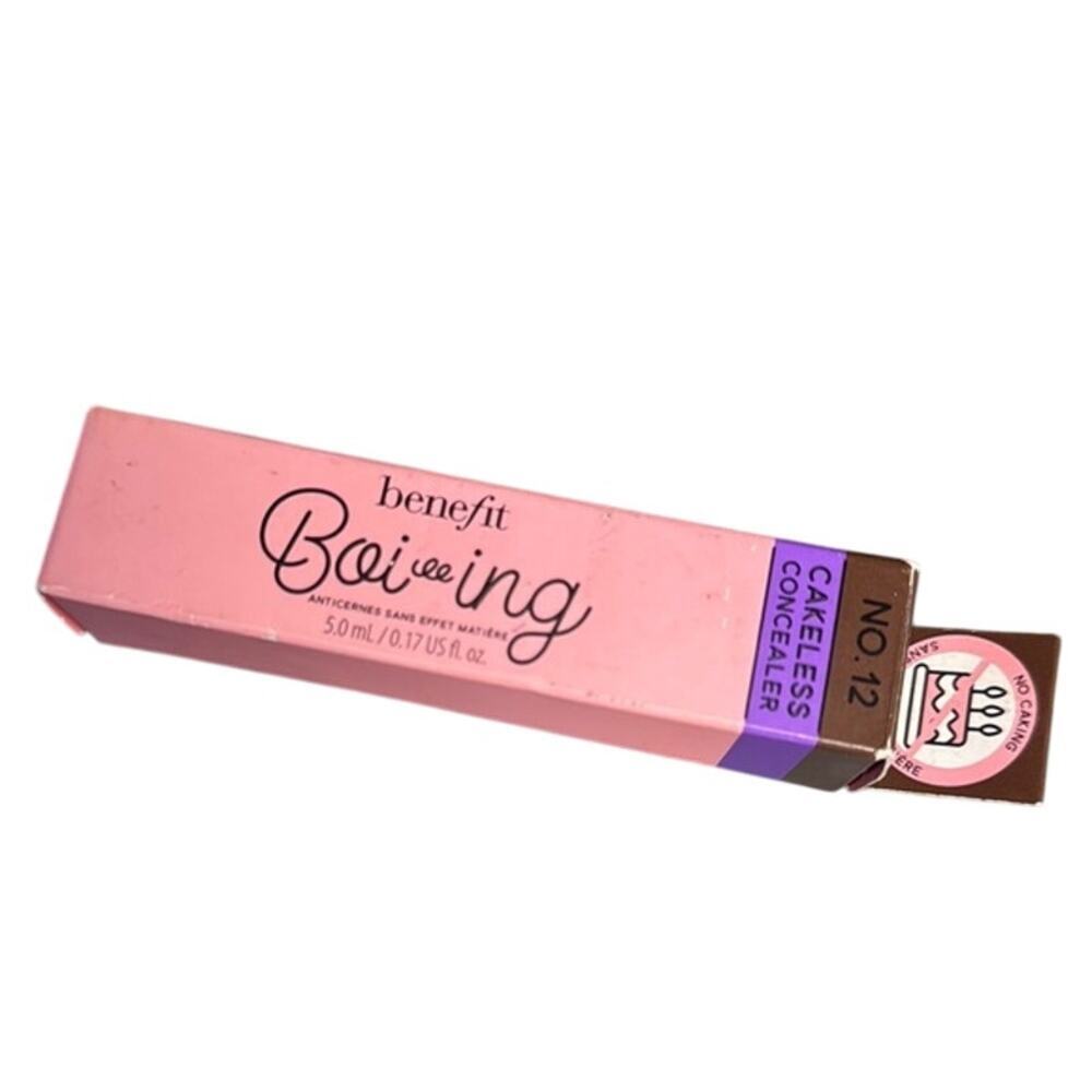 New in Box Benefit Boi-ing Cakeless Concealer Full‎ Size No. 12 0.17 Fl. Oz.